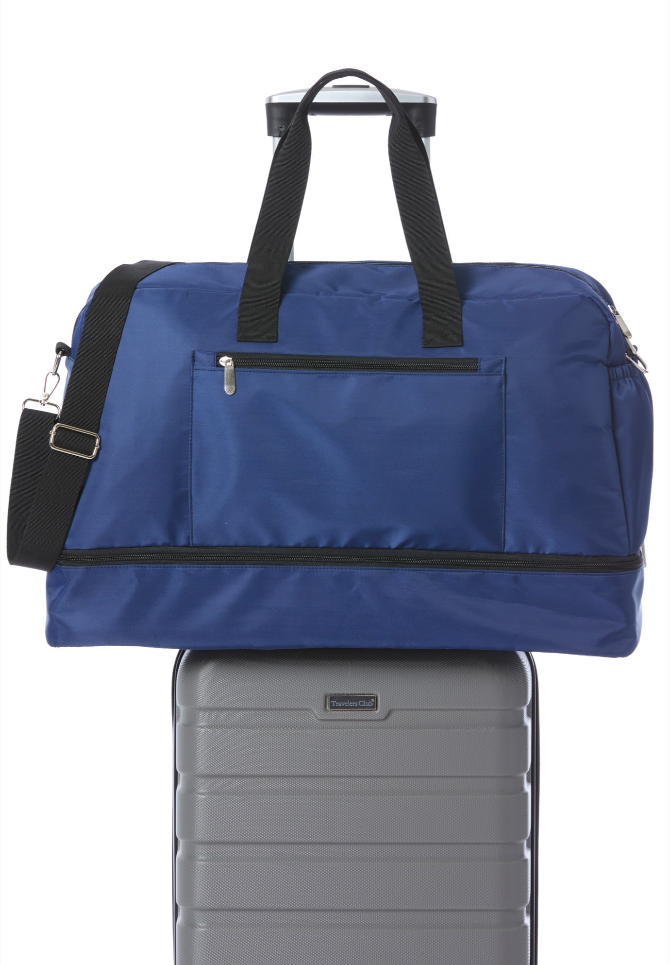 Large Weekend Bag with Zip Around Bottom image number 6