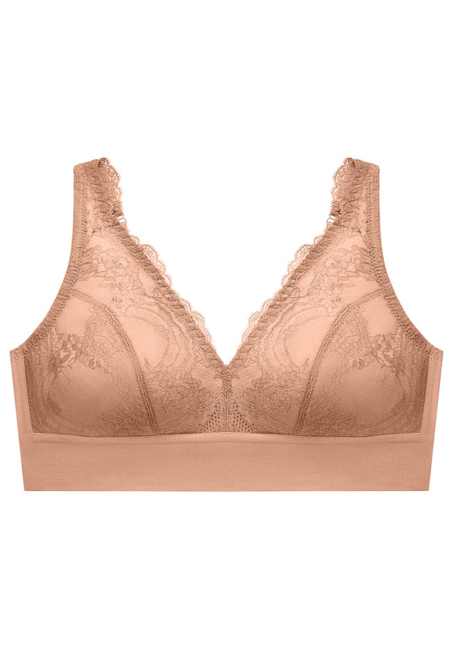 Glamorise&reg; Bramour Lexington Lace Plunge Bralette image number 2