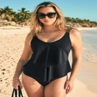 Comfort Strap Tiered One-Piece image number null