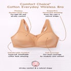 3-Pack Cotton Wireless Bra image number null
