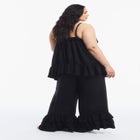 Ruffled Hem Pant image number null