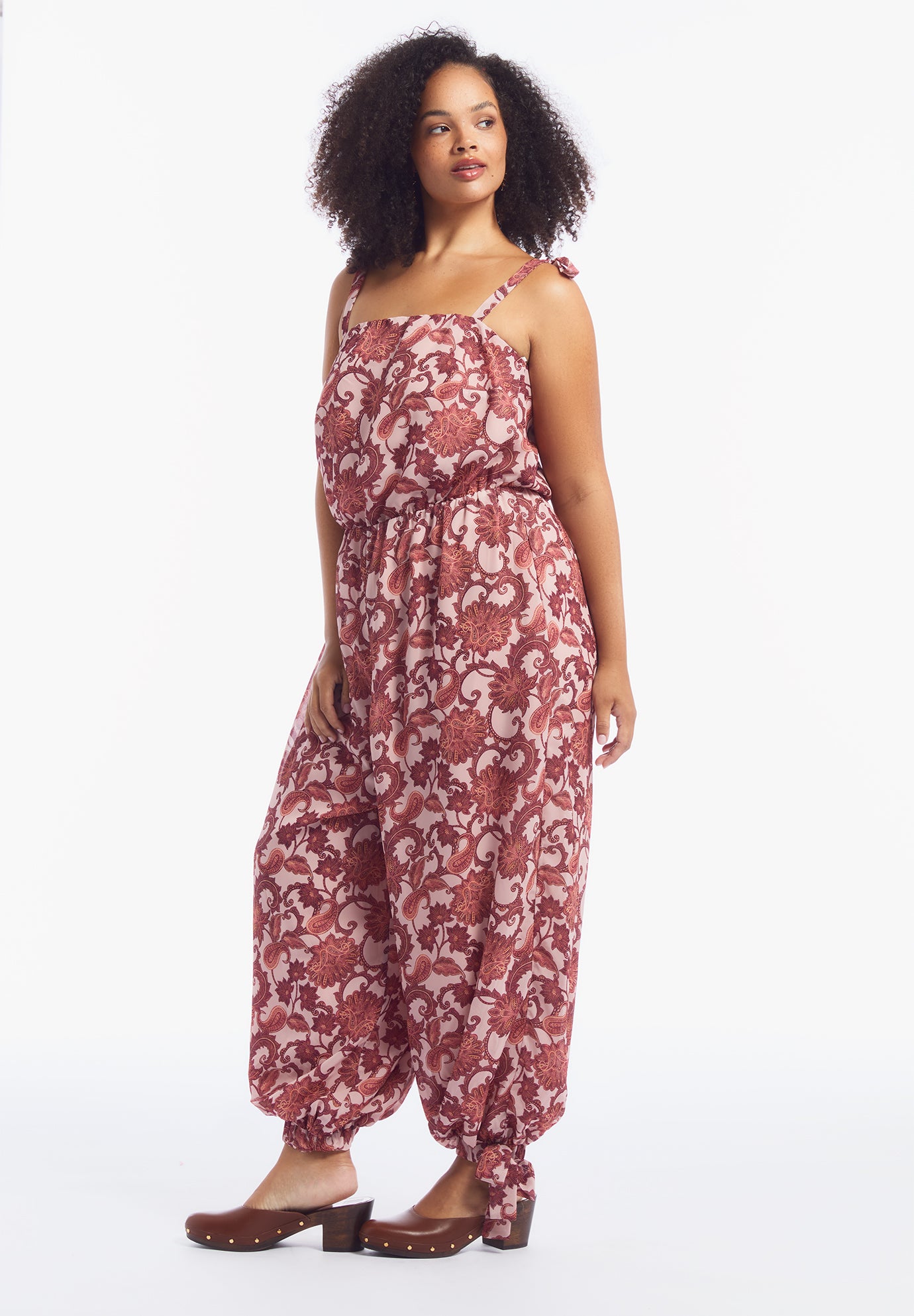 Crinkle Chiffon Jumpsuit image number 6