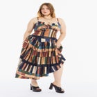 Bustier Drop Waist Midi Dress image number null