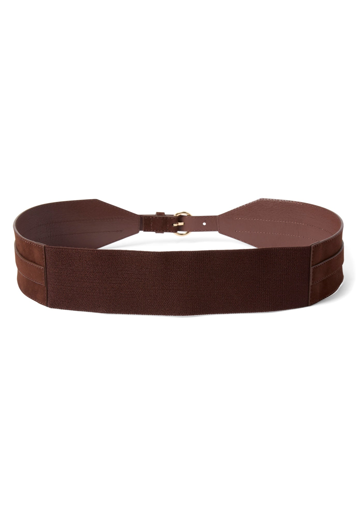 Faux Suede Front-Buckle Belt image number 1