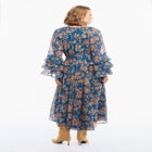 Chiffon Tie-Waist Midi Dress image number 1