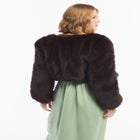Faux Fur Cropped Jacket image number 1