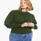Balloon Sleeve Knit Pullover image number 3