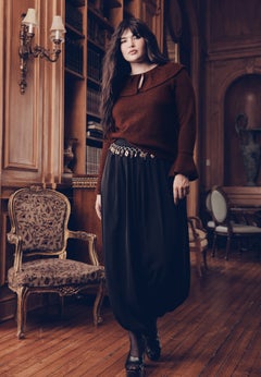 Ruffled Collar Sweater