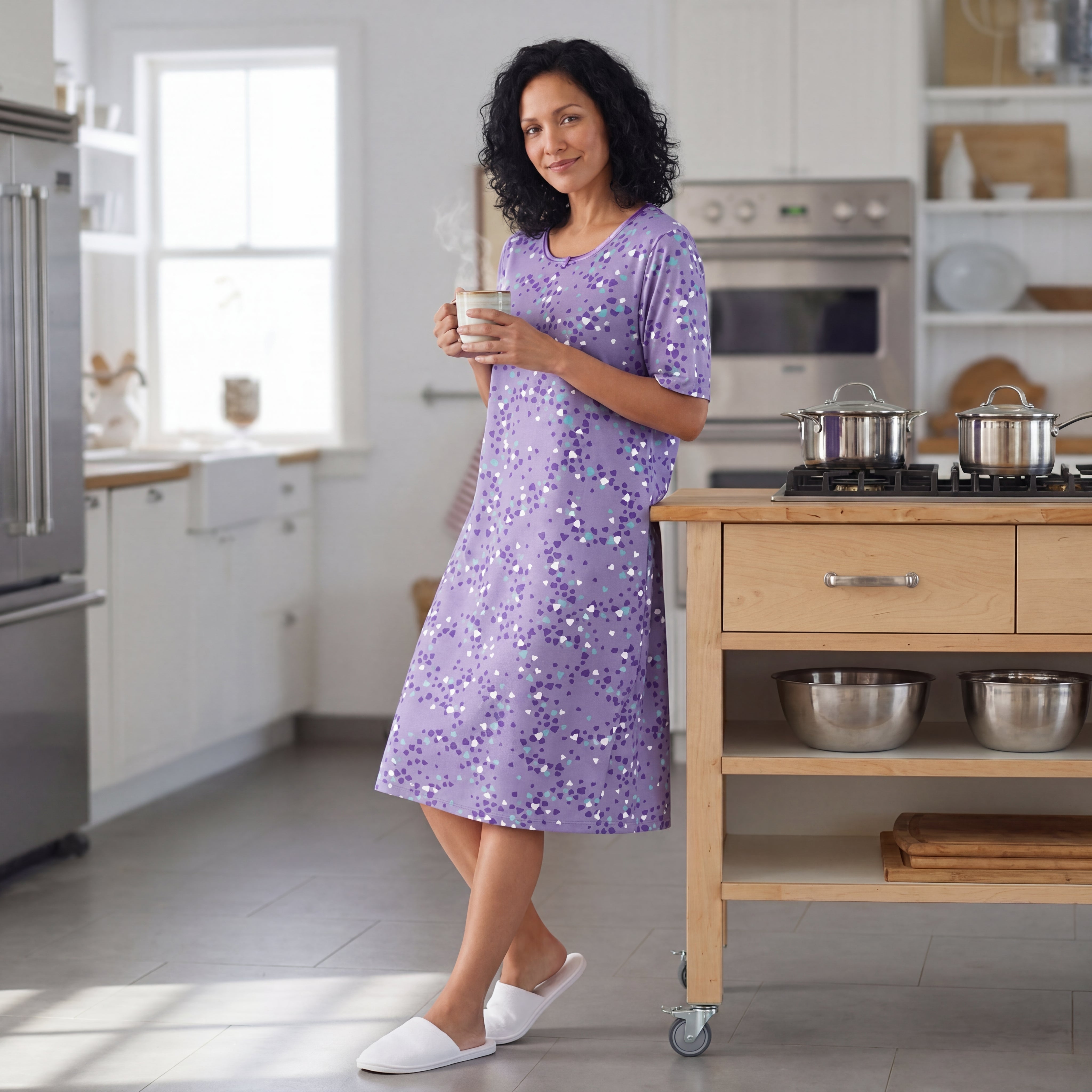 Short-Sleeve Sleepshirt image number 5