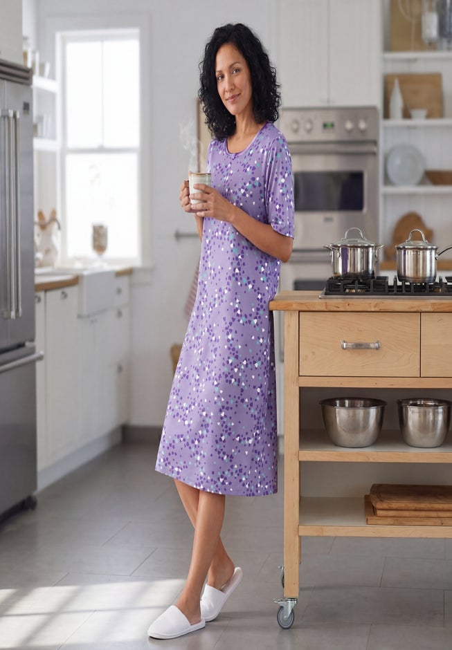 Short-Sleeve Sleepshirt image number 5