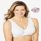Leading Lady&reg; Meryl Cotton Front-Close Wireless Bra image number null
