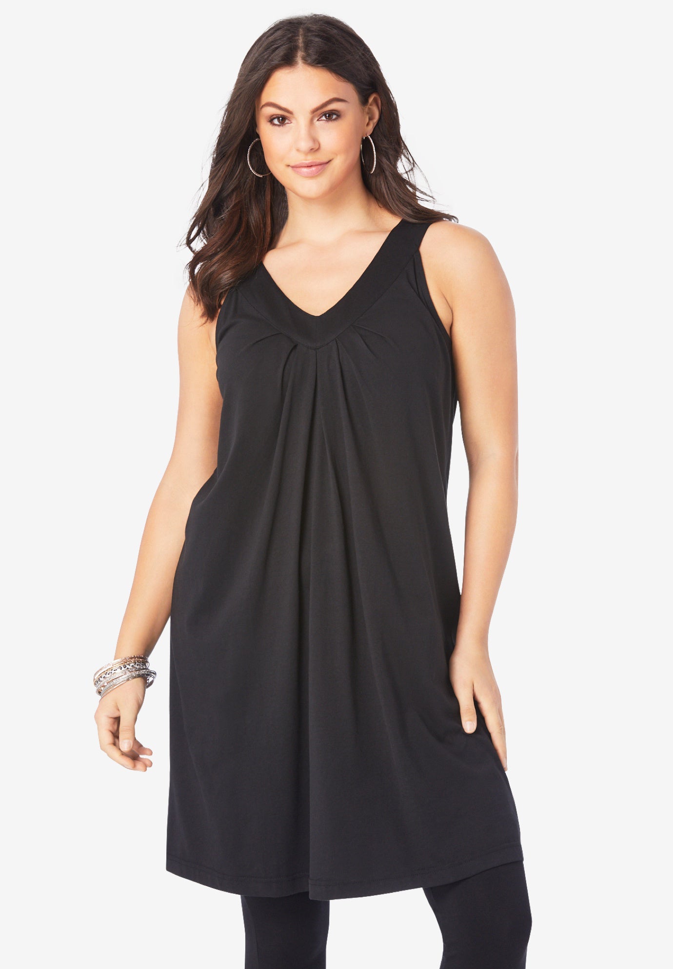Ultimate Pleated Tunic Tank image number 0