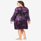 The Luxe Satin Short Peignoir Set image number null