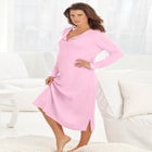 Thermal Henley Nightgown image number null