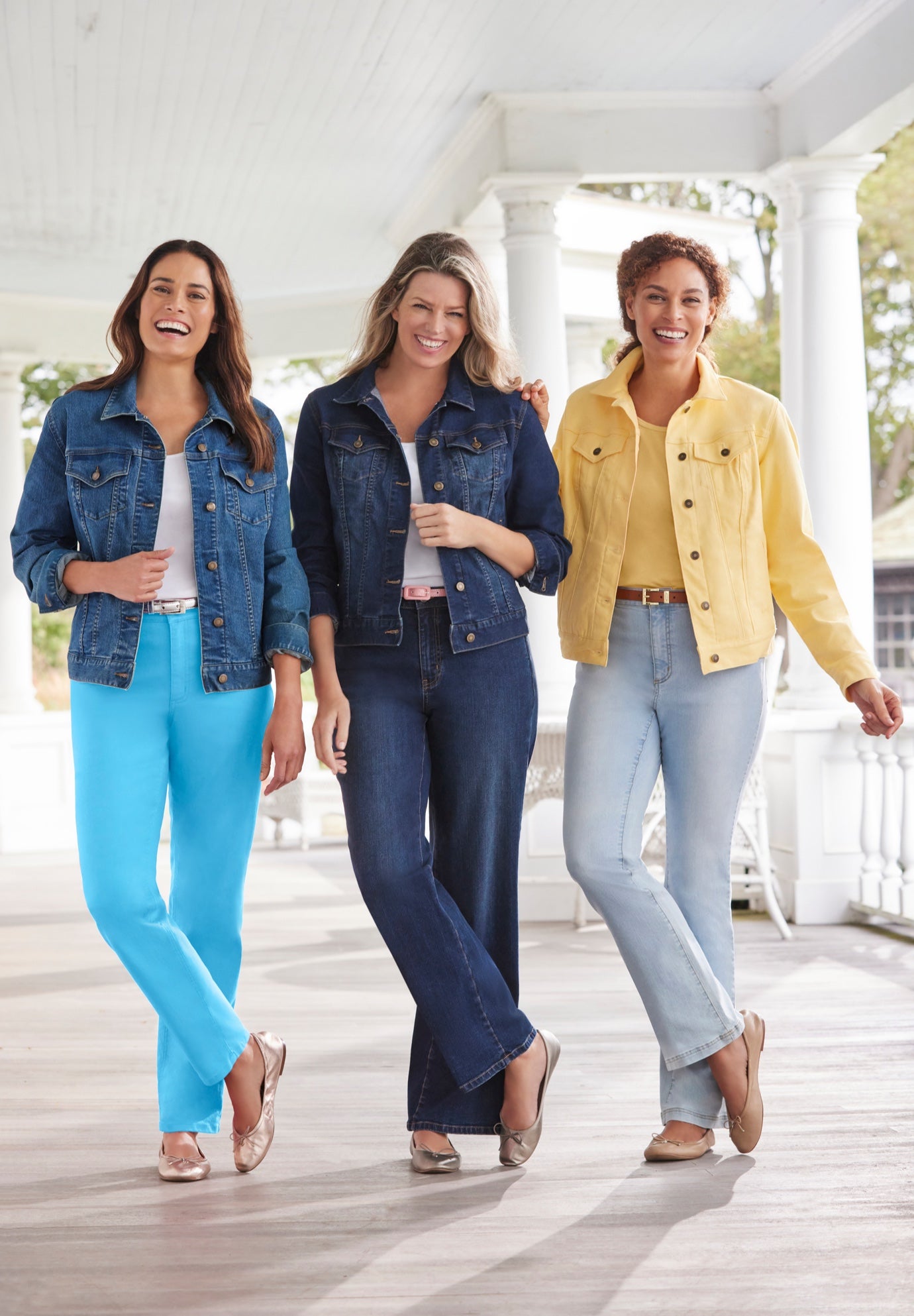 Straight-Leg Stretch Denim Five-Pocket Jeans image number 8