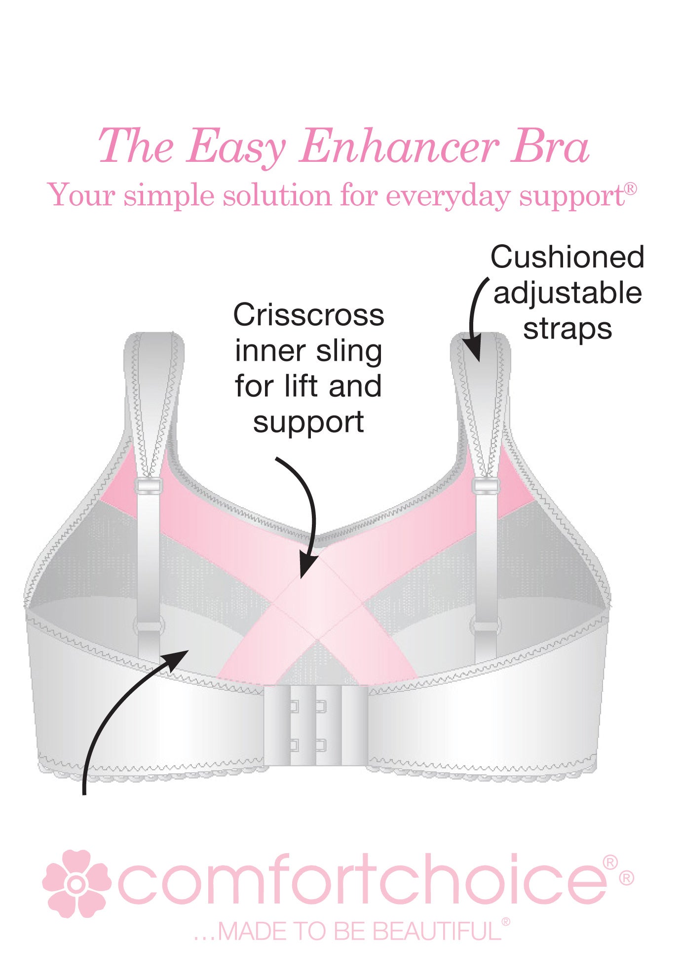 Easy Enhancer&reg; Lace Wireless Bra  image number 2