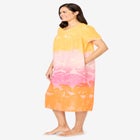 Short Print Shirred Lounger image number null