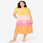 Short Print Shirred Lounger image number null