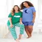 Knit PJ Short Set image number null