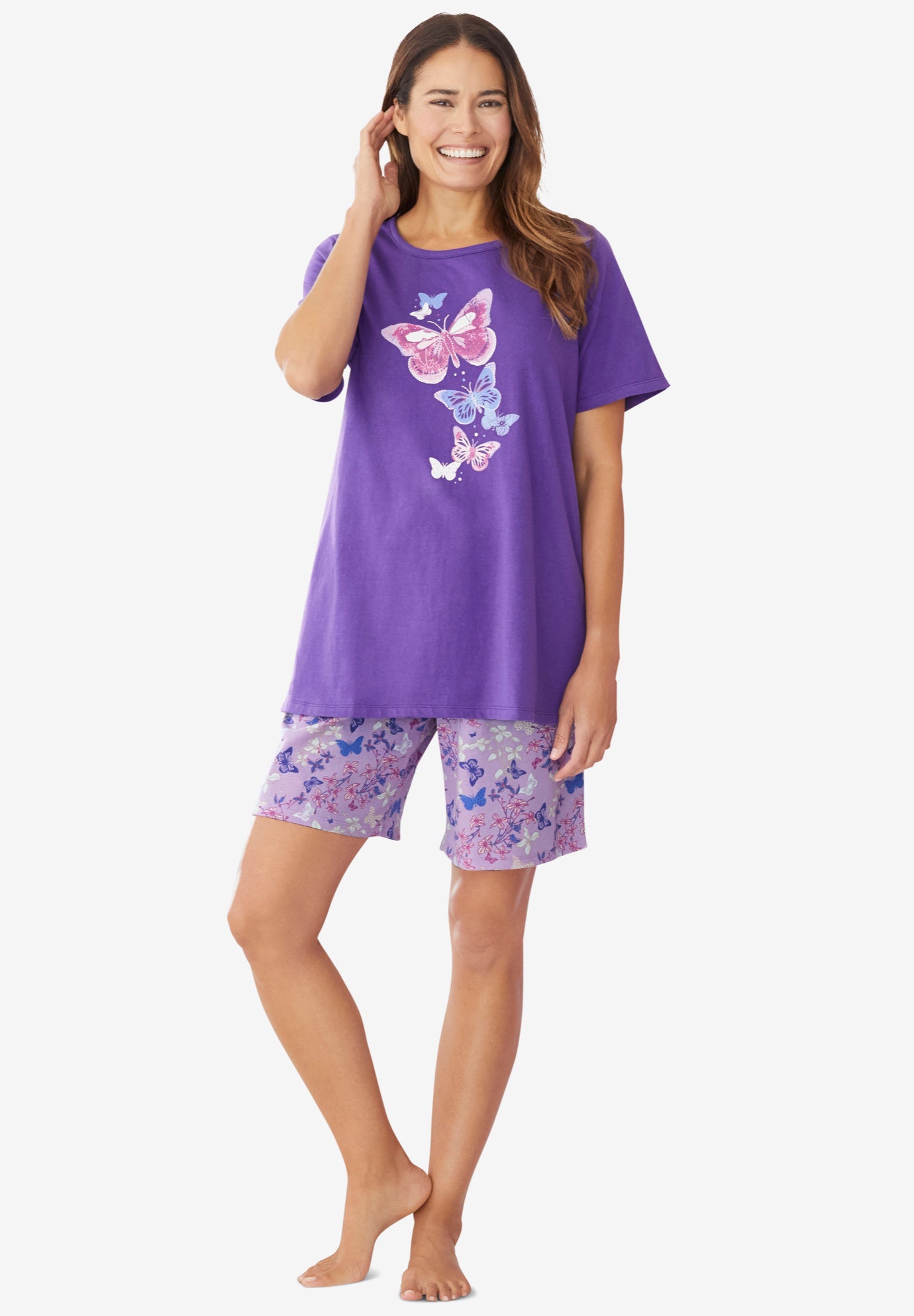 Knit PJ Short Set image number 0