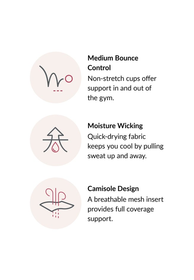 Glamorise&reg; No-Bounce Camisole Sport Bra image number 3