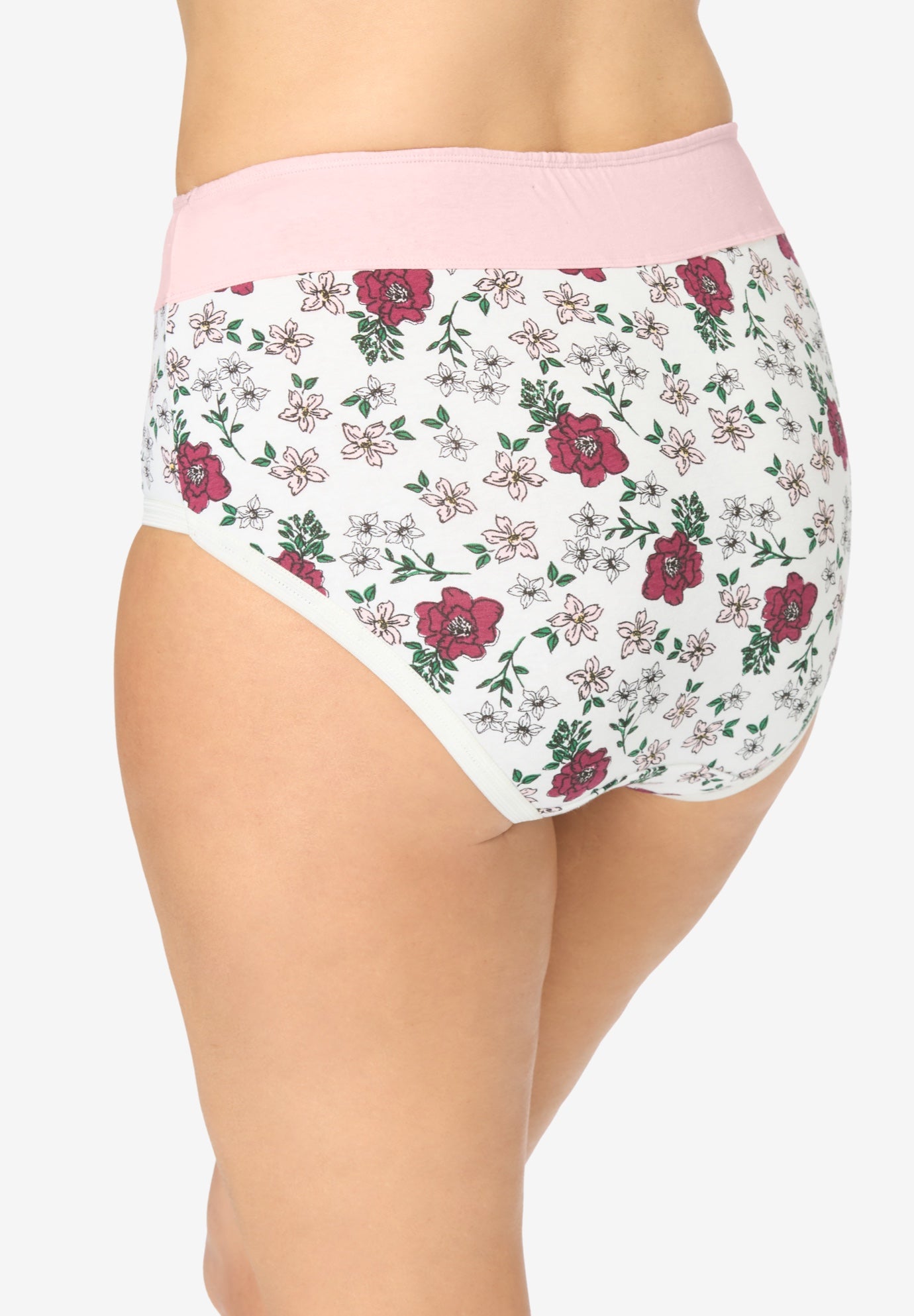 Full Coverage Stretch Cotton Color Block Brief 3-Pack image number 1