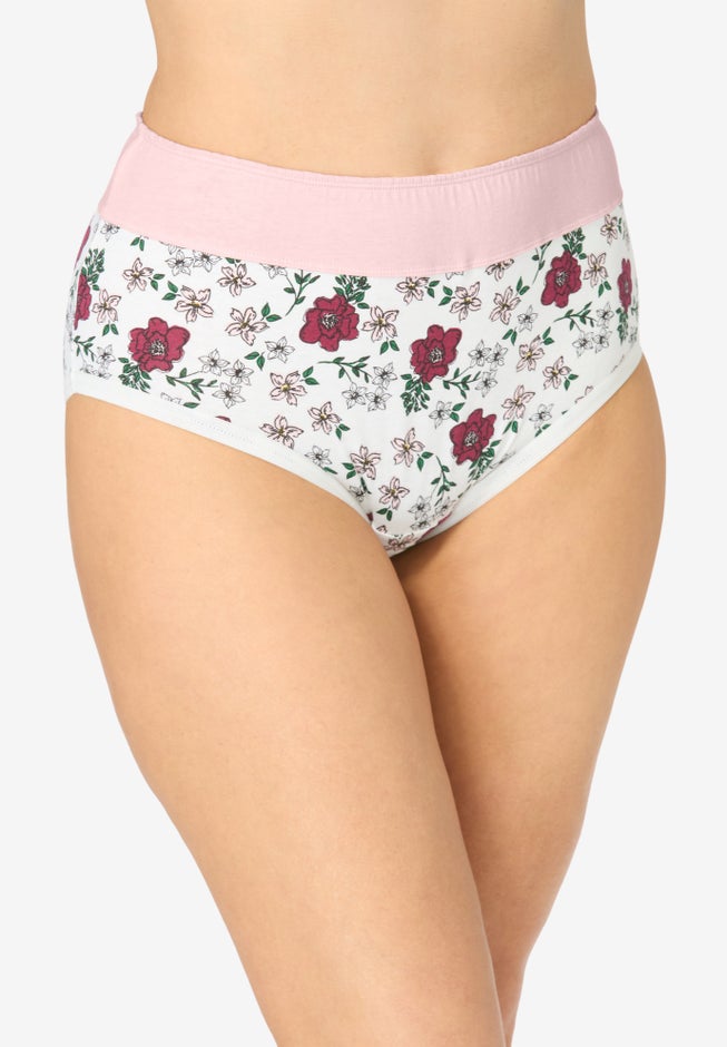 Full Coverage Stretch Cotton Color Block Brief 3-Pack image number 3