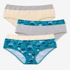 Full Coverage Stretch Cotton Color Block Brief 3-Pack image number null