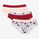 Full Coverage Stretch Cotton Color Block Brief 3-Pack image number null