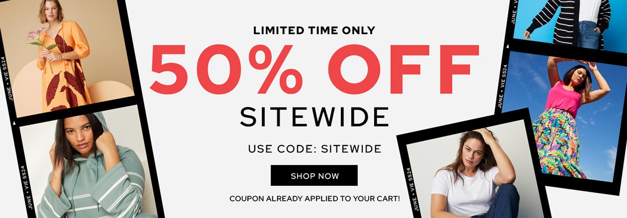 limited time only 50% off sitewide use code: SITEWIDE50 - shop now