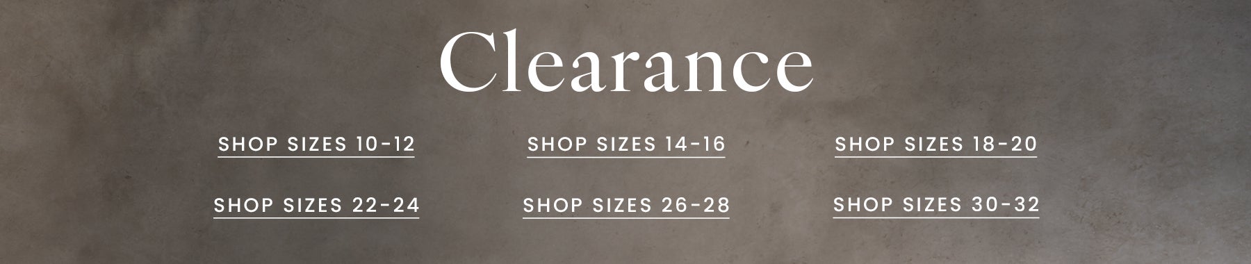 BOGO $1 Clearance Shop By Size